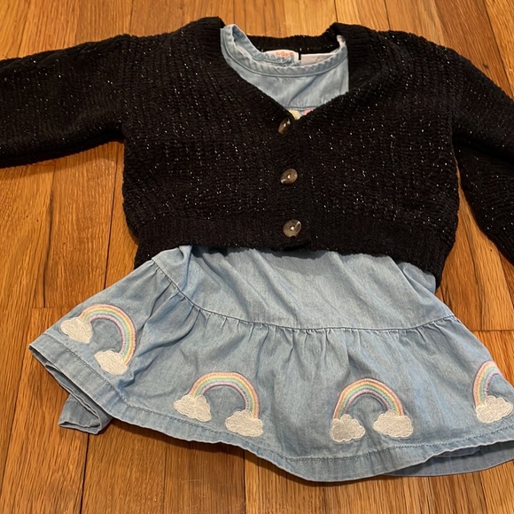 Dress and Open Sweater Set - Picture 2 of 7